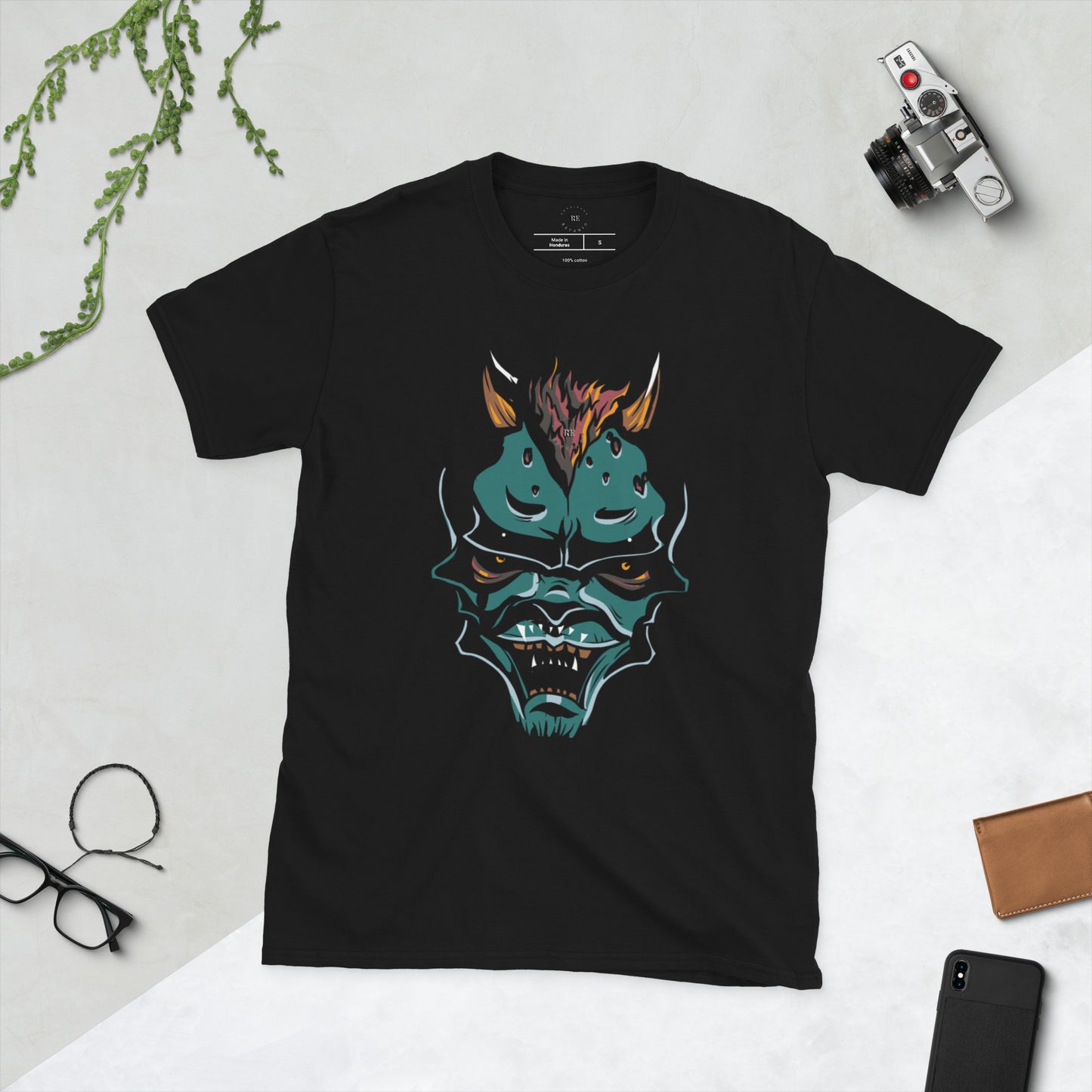 Camiseta Calavera_55 de manga corta unisex