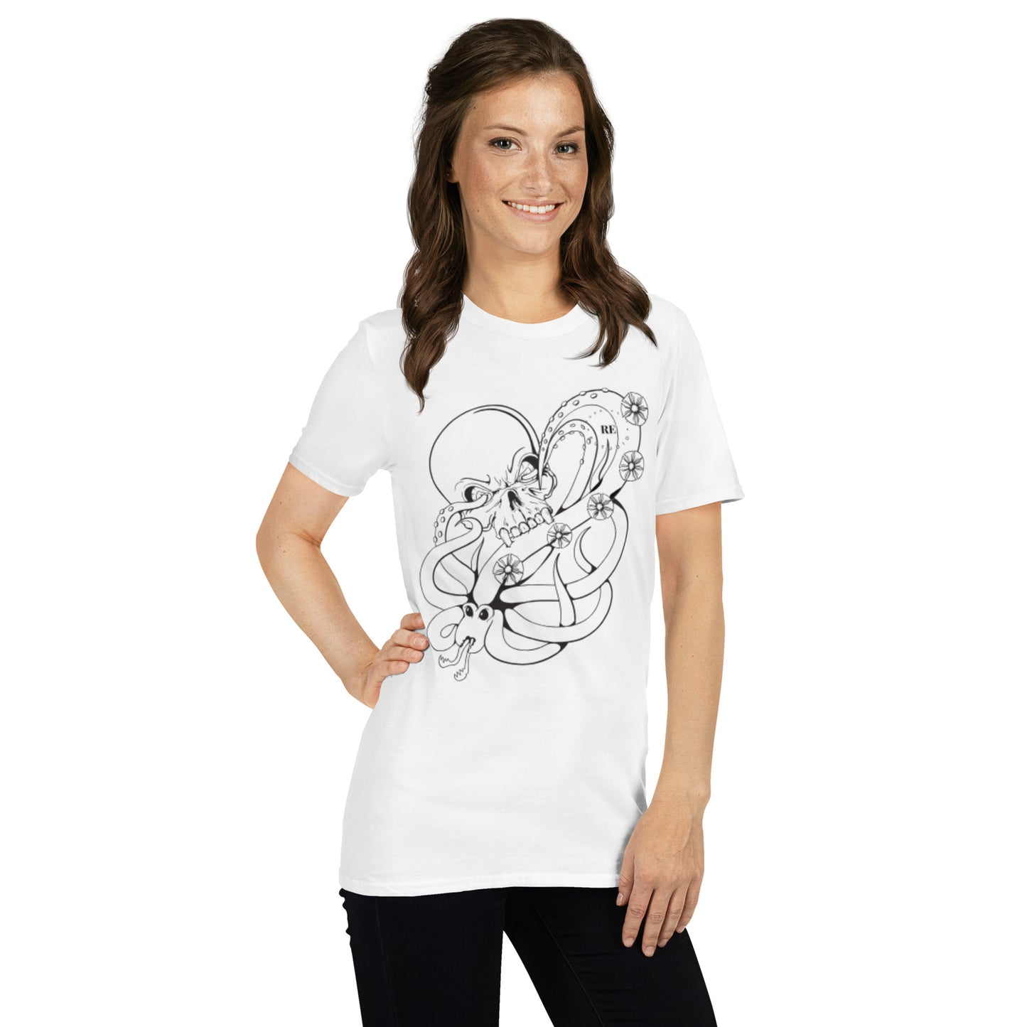 Camiseta Calavera_57 de manga corta unisex